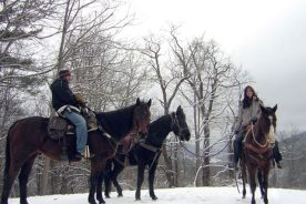 Excursions at Dutch Creek Trails, in Valle Crucis, might end with cowboy poetry.