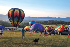 Balloons Over Rockbridge Hot Air Balloon and Music Festival, July 1-2, Lexington, Virginia.
