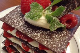 Chocolate, Berries & Cream Dessert