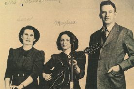 From left: Sara, Maybelle and A.P. Carter.