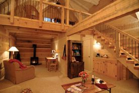 Savage Lodge's cabins are spacious, yet cozy.