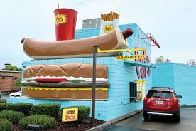 The hamburgers, hot dogs, fries and shakes that adorn the Pal’s drive-around locations are made by a boat manufacturer in Elizabethton, Tennessee.