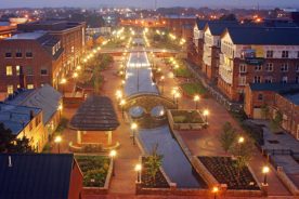 Frederick, MD's 1.3-mile linear Carroll Creek Park has made Frederick's downtown a destination.