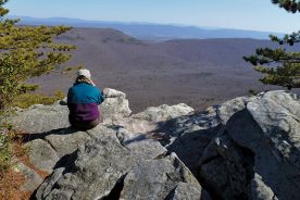 The view from White Rock Cliff is well worth the steep climb to it.