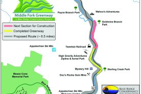 N.C. Greenway Map