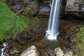 The Falls of Hills Creek is one of 29 stops on the new West Virginia Waterfalls Trail.