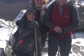 From the top of Sharp Top, looking eastward, 2/11/12.