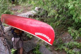 Canoe camping involves off-water as well as on-water.