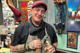 Goff takes great pride in making his own hot sauce, and every batch is different.