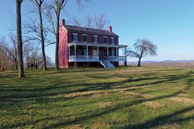 The Worthington House was built in 1851 and remained in the family until 1953. It was used as a field hospital during the Civil War.