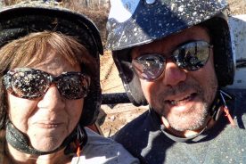 It was mud from the first bump.