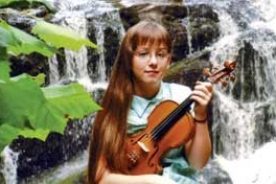 Montana Young. Her fiddle was made by Arthur Connor, of Copper Hill, Va.