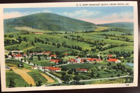 Circa 1938 postcard shows the Front Royal Army Remount Depot.