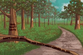 The general sentiment from our readers is that it’s not nice to ruin Mother Nature, and to keep messages to a few signs and natural spaces.