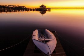Winter Morning at Roanoke Marshes Lighthouse