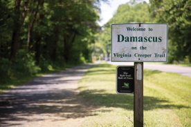 Virginia Creeper Trail in Damascus, photo by Town of Damascus. Photo courtesy of the Town of Damascus.