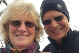 Why geezers shouldn’t take selfies: Gail and Kurt in the Grassy Hill Natural Area