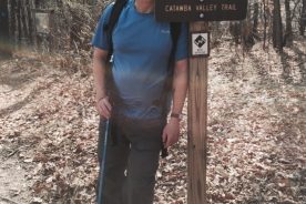 Kurt at the base of North Mountain.