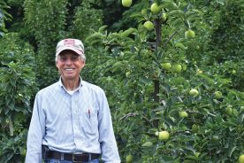 Mike Stepp began working with his father at Stepp’s Hillcrest Orchards  when he was a boy. Today he oversees a sprawling family operation that offers apple products, merchandise, pick-your-own produce and a five-acre corn maze.