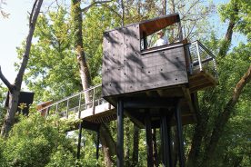 The City of Radford, Virginia now has a new spot from which observers can watch both trains and birds.