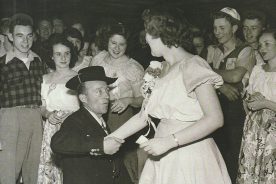 Crosby thrilled locals and showed off his best moves at a square dance named in his honor.