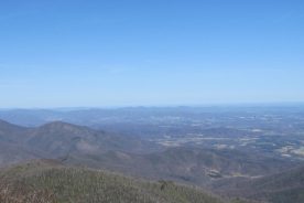 Looking east from Mt. Pleasant, 4/6/13.