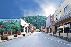 Prestonsburg, Kentucky’s tidy Court Street is emblematic of towns on the rise.