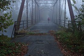 Smith Bridge is near the southern end of the 14.3-mile, rail-to-trail Jackson River Trail.