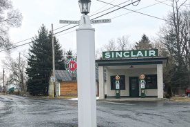 The white post of White Post, Virginia, has been standing, in various rebuilt and repaired iterations, since 1750.