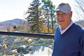 Grandfather Mountain, North Carolina, a nature preserve and attraction at 5,946 feet, is also known for its mile-high swinging bridge, America’s highest suspension footbridge.