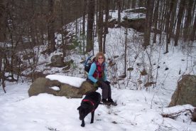 Gail and Cookie at Jennings Creek.