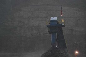 The American flag symbolizes “New Kentucky”’s coalfield labor and awareness.