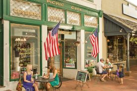 Dahlonega’s locally owned shops and restaurants populate well-maintained buildings dating from the late 1800s.