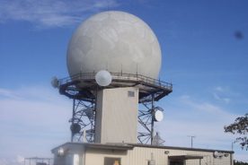 The top of Apple Orchard Mountain is still home to a giant ball from the FAA.