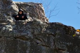Matthew on the side of the Tooth