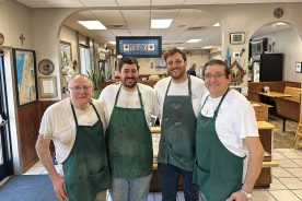 The Namouz family, from left: Zuhair, Hani, Feras, and Ziad.