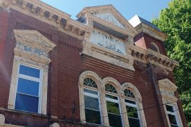 An aging 1895 City Hall also held an opera house.